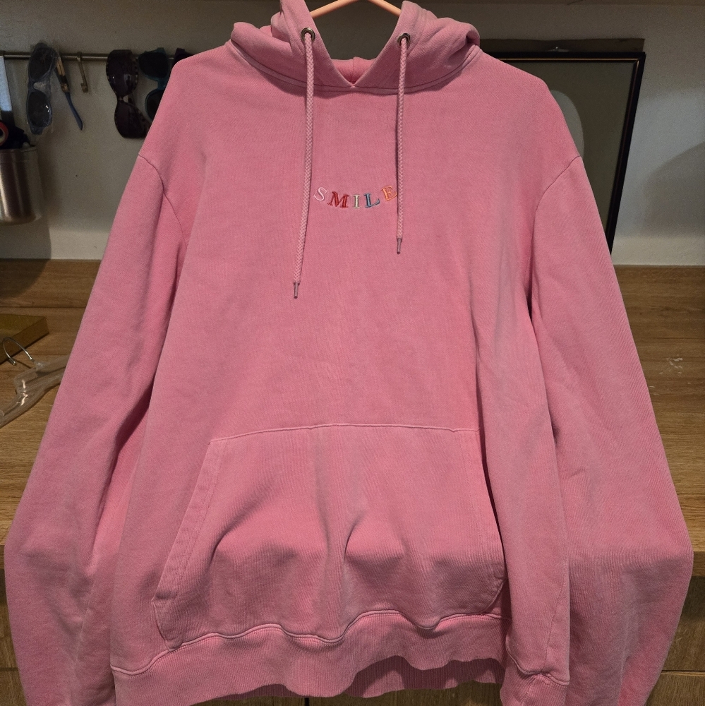 Pink Smile embroidered